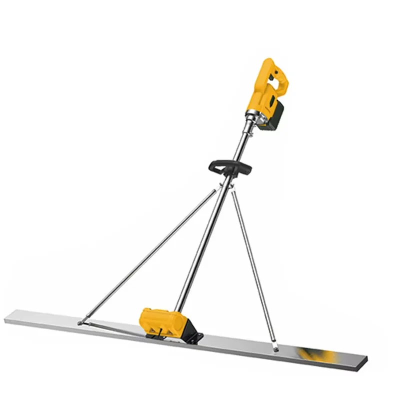 Promotional Sale 1.0M Single Motor Lithium Vibrating Screed | Auto-Winding Concrete Leveler for Pavement & Floor Polishing