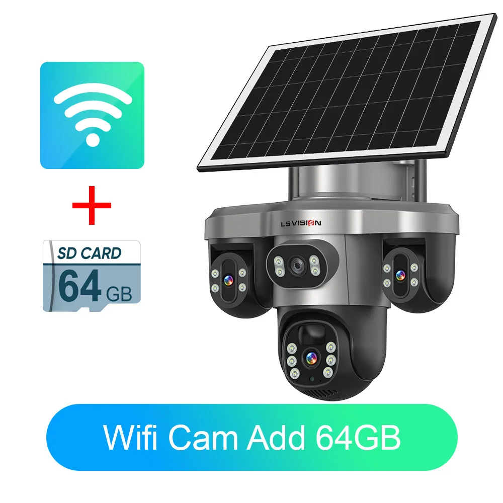 Solar Power Cam  64G