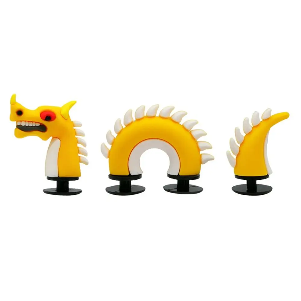 Nouveau 3D chaussures boucle pince bricolage Dragon Crocodile serpent chaussure décoration Clips décorations pour sandales chaussures breloques pour Crocs chaussures