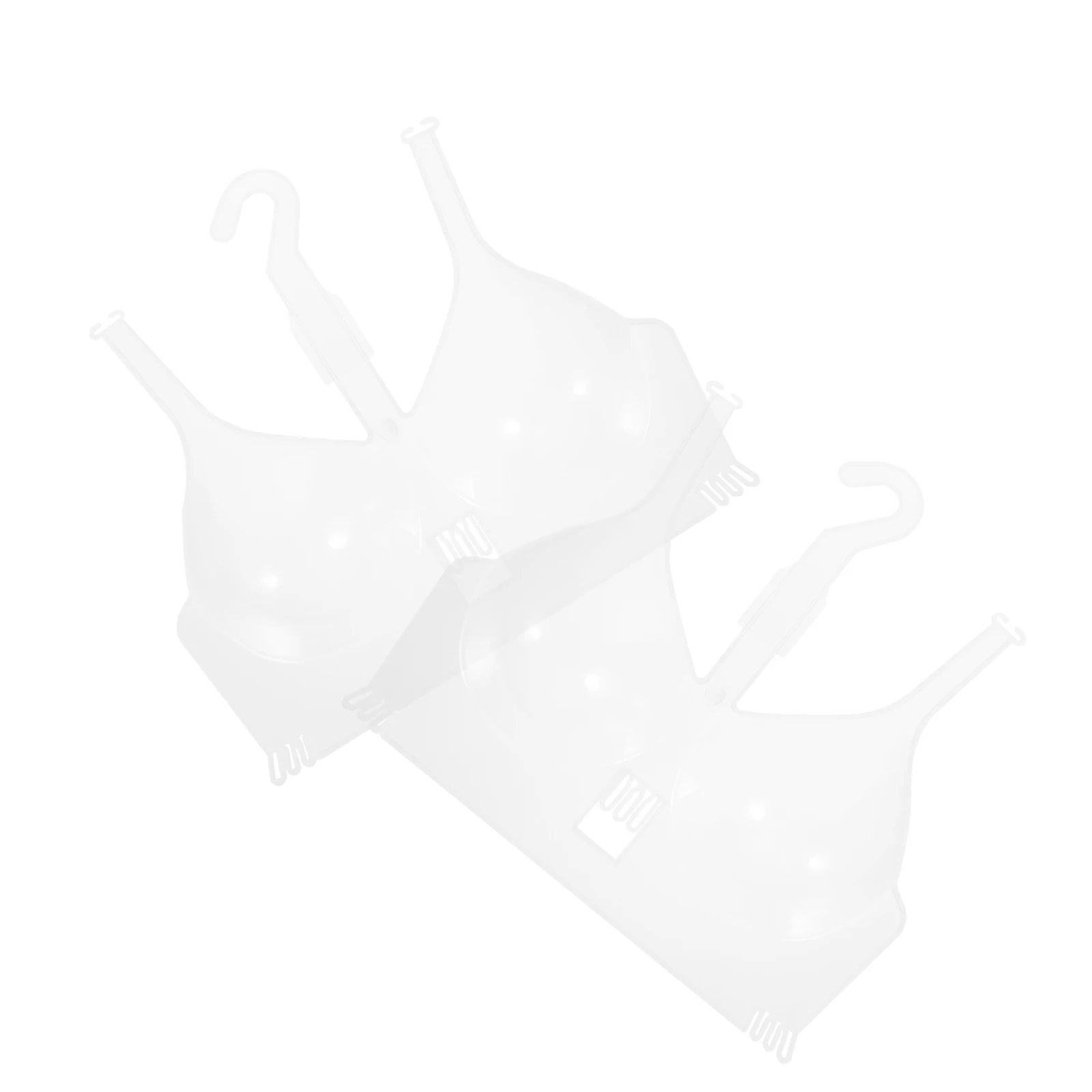 

2Pcs Bra Plastic Hangers for Women Underwear Shop Coat Storage Lightweight Mannequin Bra Mannequin Model