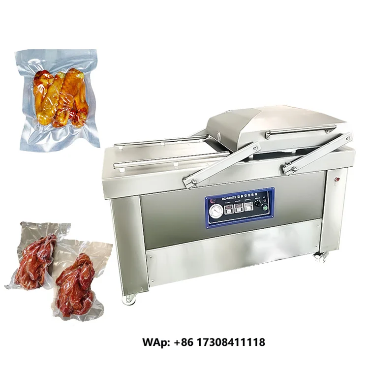Flat Double Chamber Vacuum Sealer Factory Price Vacuum Packing Machine Easy Operation High Quality Sealing Machine