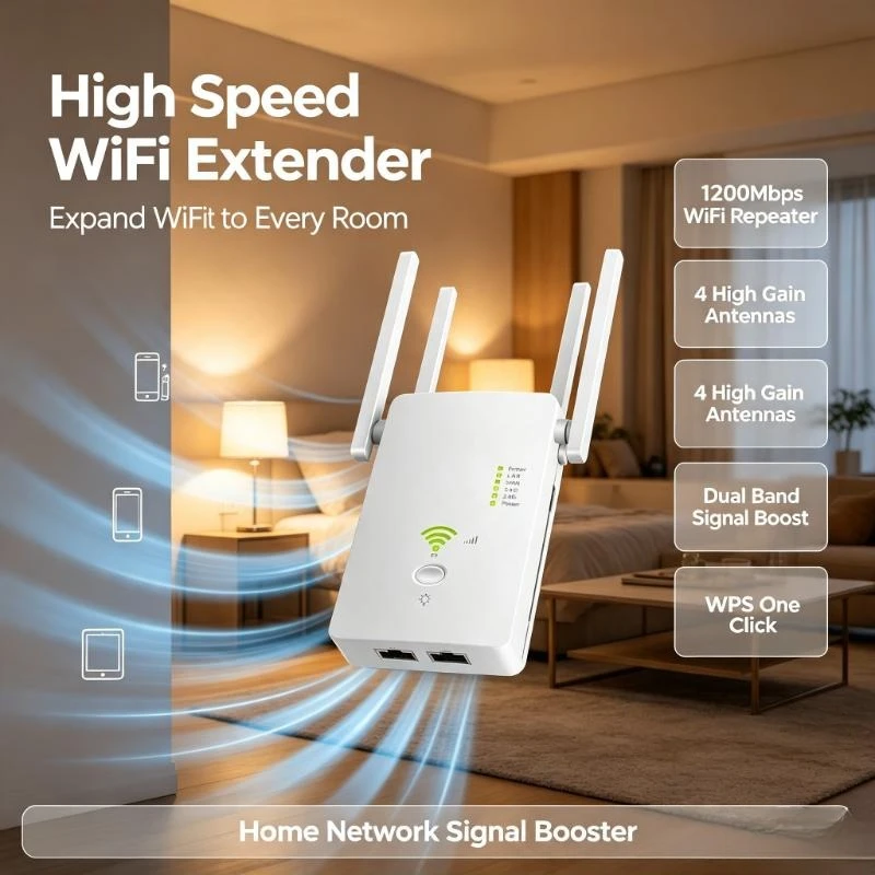 802.11Ac Standard Signal Booster Switches Multiple Working Modes For Office Stable Online Video Conference Transmission