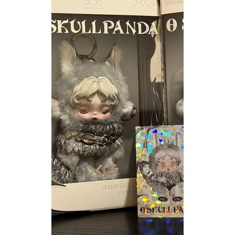 POPMART الساخن Skullpanda XG اليابان طبعة محدودة ألعاب لطيفة ومثيرة للاهتمام العصرية صندوق أعمى جمع تمثال الأصلي الساخن هدية