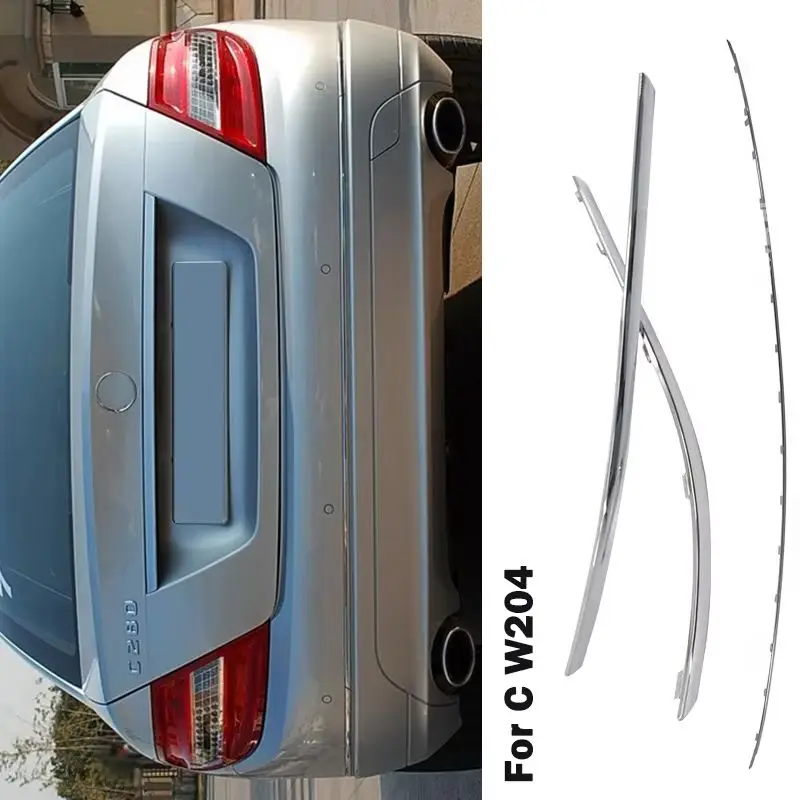 

Rear Bumper Chrome Chromium Trim A2048850921 A2048851021 A2048850421 A2048852921 2048853021 2048853121 For Mercedes C Class W204