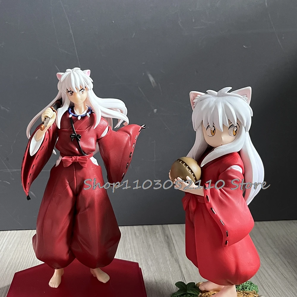 Anime inuyasha sesshoumaru figura infância sesshoumaru pé pose modelo boneca natal presentes do helloween
