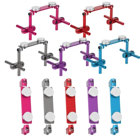 Kit de montaje de carcasa de carrocería Invisible de aluminio magnético para coche de carreras HSP 1/10 RC