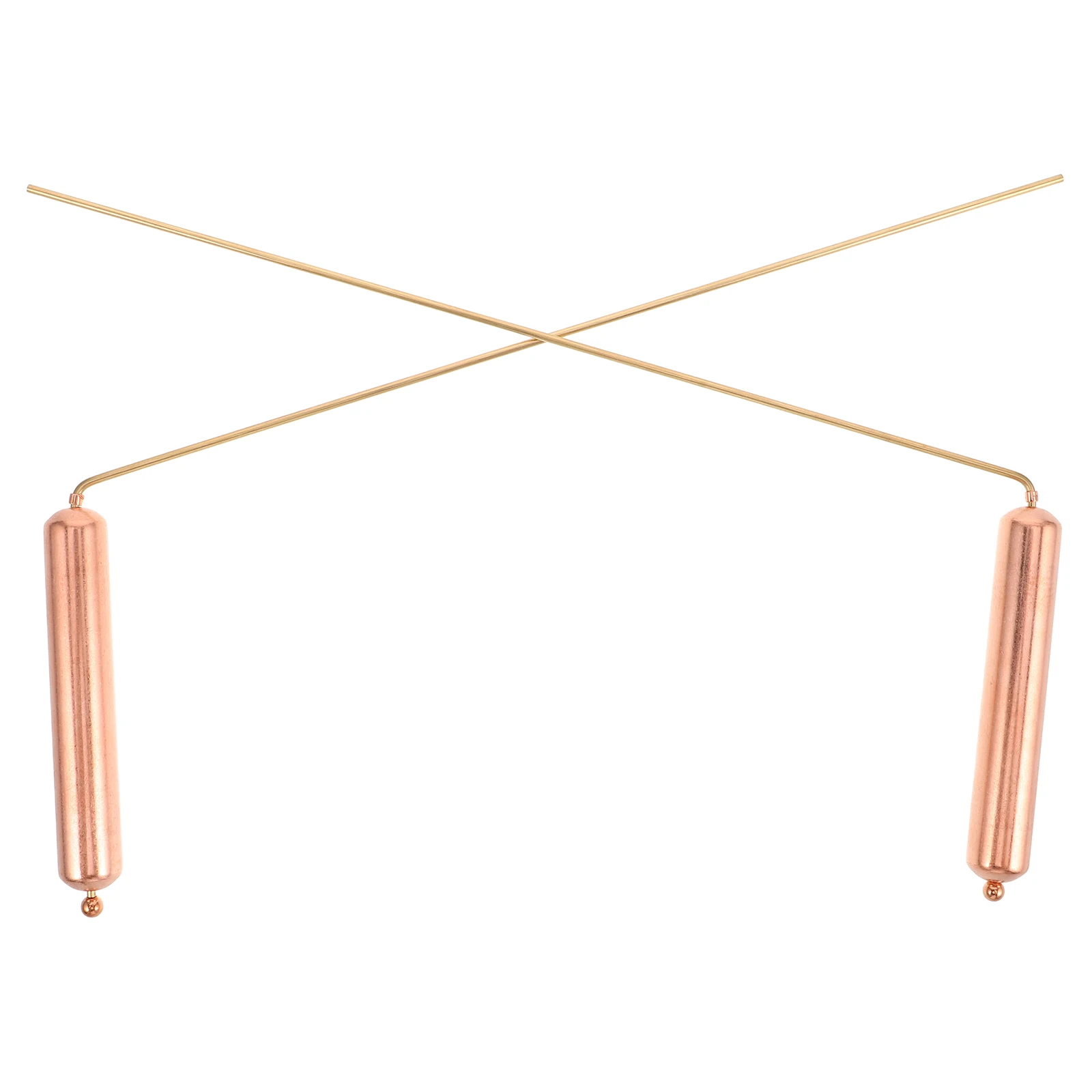 

2Pcs Copper Dowsing Rods High Precision Ghost Hunting Water Divination Gold Positioning Equipment Brass Divining Rods