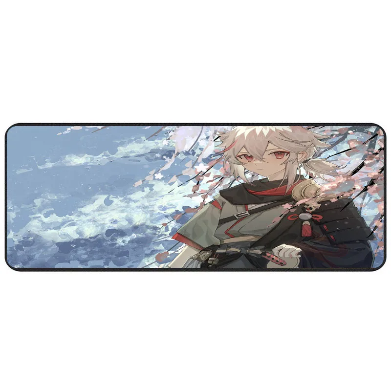 MRGLZY Anime Mouse Pad Tappeti Genshin Impact Kazuha Gamer DeskMat Accessori periferici per giochi per computer di grandi dimensioni MousePad multi-dimensione