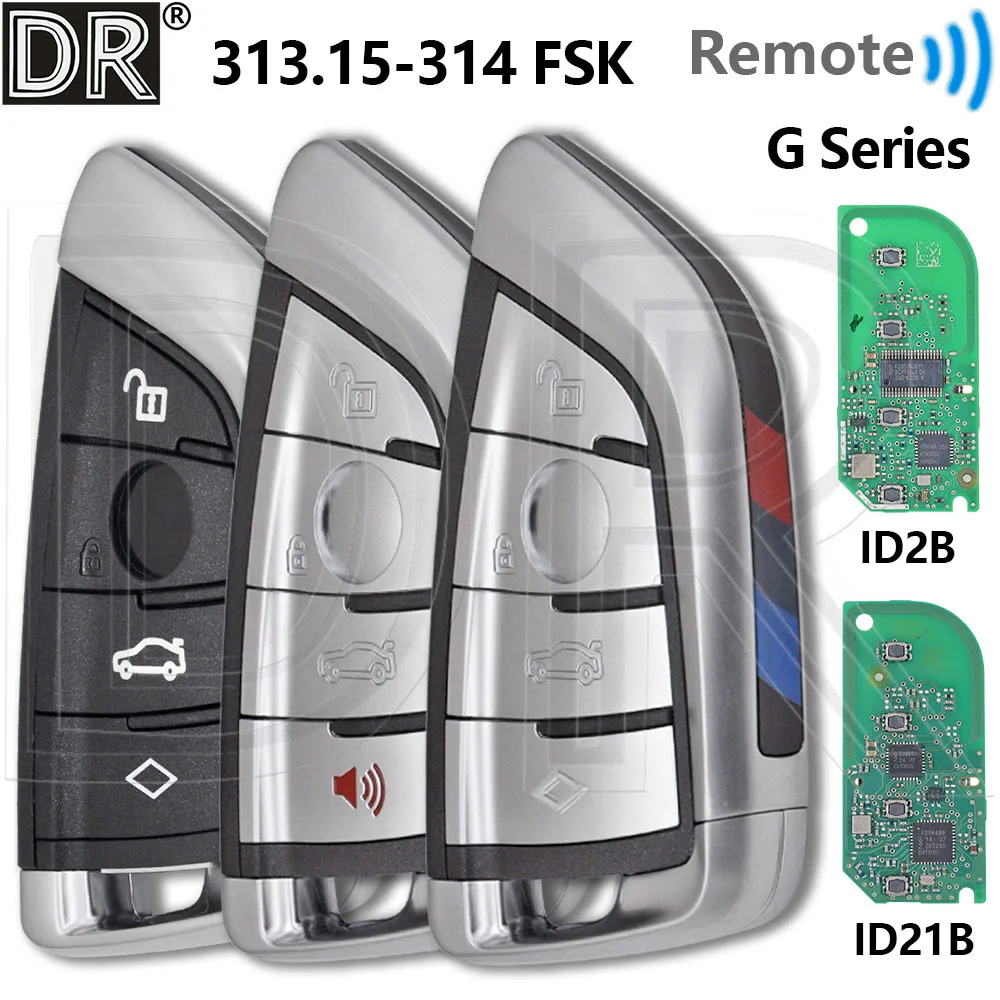 Great 313.15-314FSK ID2B ID21B ID49 Chip G Chassis OEM PCB Proximity Car Key For BMW X1 X3 X5 BDC2 BDC3 System RU/USA Market
