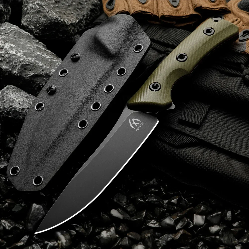 High quality multifunctional fixed blade - outdoor camping, rescue, and emergency survival knife, men\'s gift