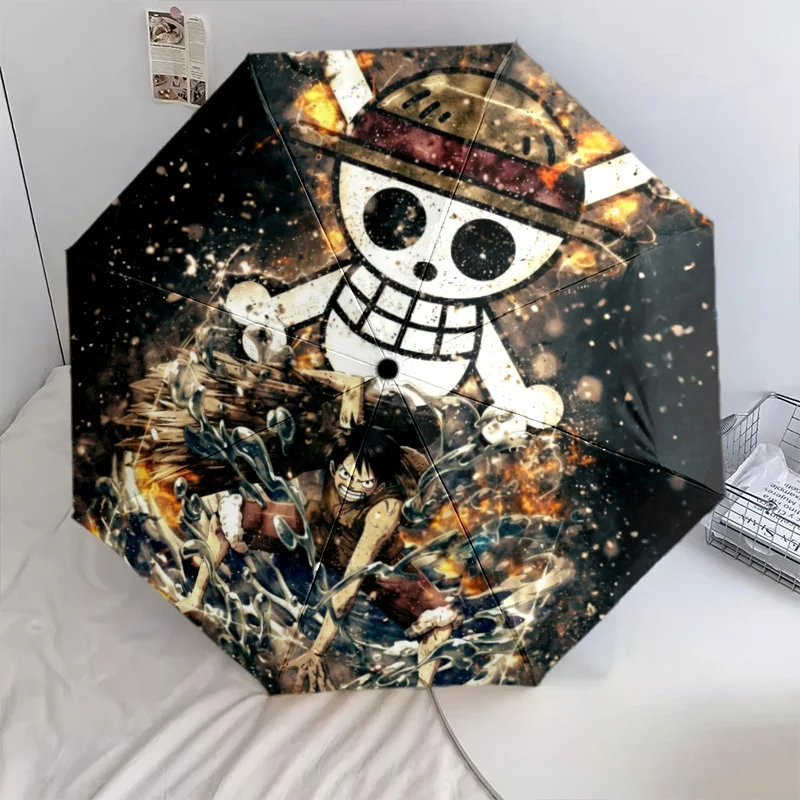 One Piece Umbrella Paraguas resistente al agua con estampados de sueños legendarios, gran regalo para los amantes de los viajes THW