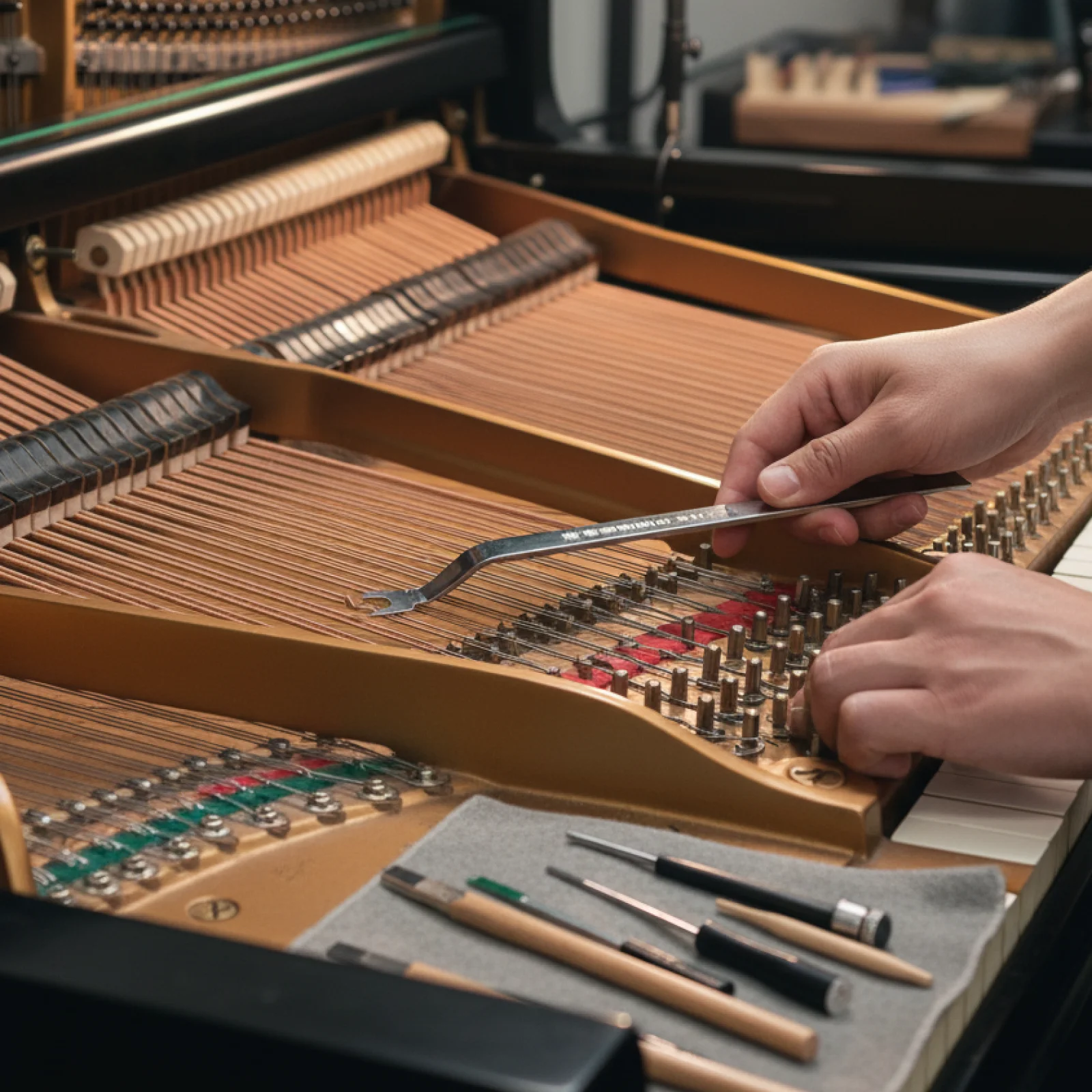 

Крюк для подвешивания фортепианных струн, многофункциональный подъемник-разделитель для струн пианино для регулировки и настройки при выступлениях