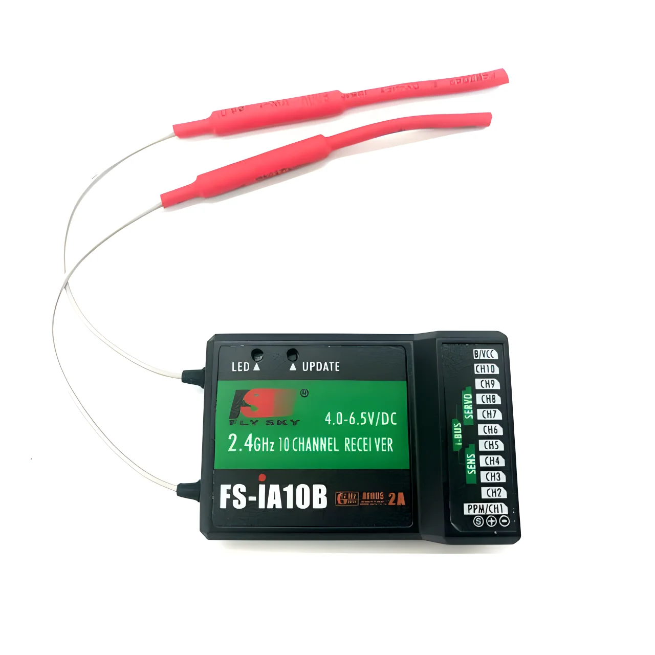 Flysky 2.4G 10CH FS-iA10B 10 Channels Receiver FS IA10B for Transmitter FS-I10 FS-I6S FPV RC Helicopter Quadcopter Aircraft