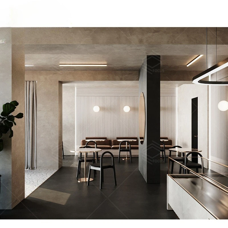 طاولة صنع صفحة الخروج للمكتب الأمامي، رف أريكة خشبية، طاولة تقديم الطعام لمتجر الشاي والحليب