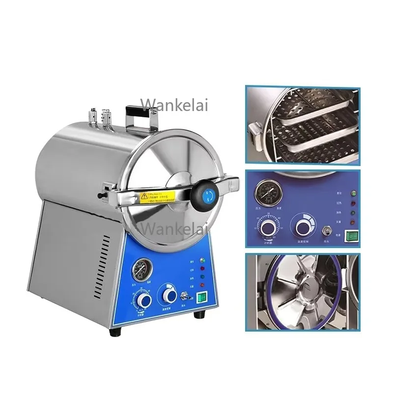 High Quality TM-T16J Automatic Stainless Steel Tabletop Pressure Steam Sterilizer for  Laboratory Use