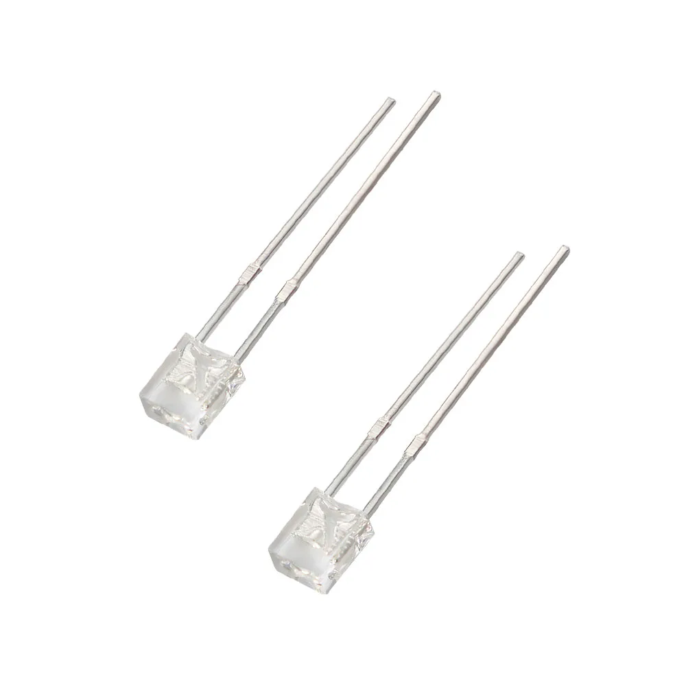 100PCS Transparent LED Diode 2*3*4MM White Green Red Yellow Blue Led Lights Diod 2x3x4mm