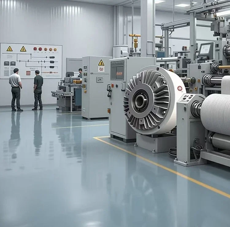 เบรกผงแม่เหล็ก TLF เทียนจิน ราคาถูก ขายดี 50 นิวตันเมตร ถึง 400 นิวตันเมตร สำหรับชิ้นส่วนเครื่องจักรการพิมพ์บรรจุภัณฑ์