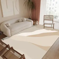 Waterproof and Oil-Proof PVC Rugs for Living Room, Bedroom Carpet, Sofa, Coffee Table Rug, Bathroom, Anti-Slip Carpets