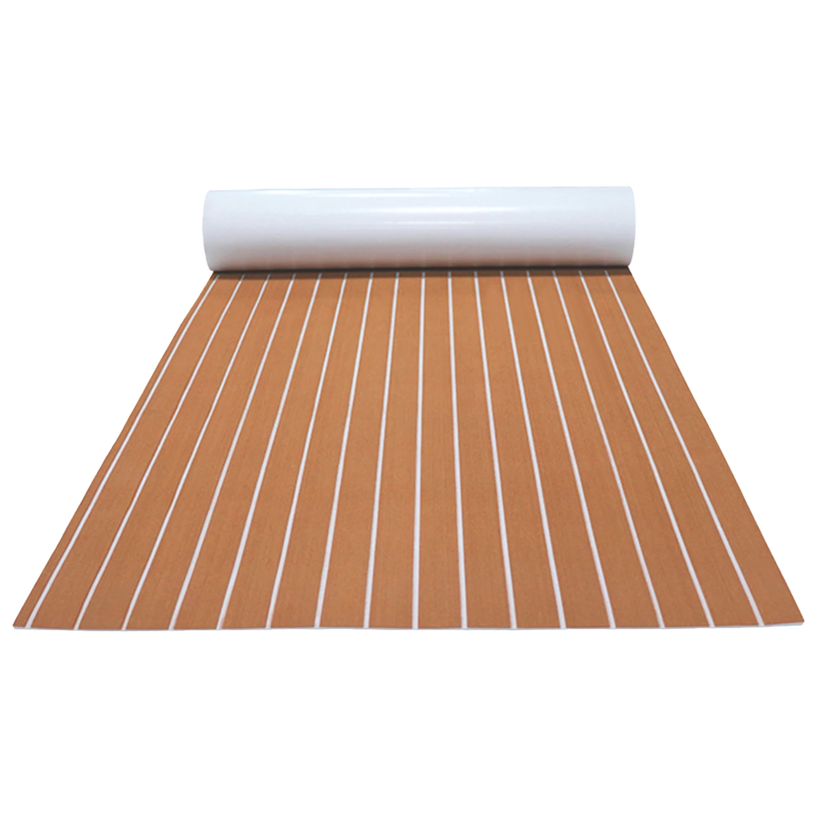 240x90cm High Resistance EVA Foam Marine Boat Flooring Teak Decking Yacht Sheet Floor Pad Self- Adhesive 35.4