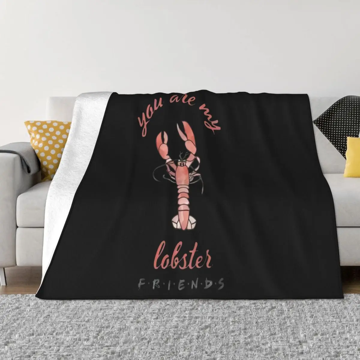 Friends Mens Lobster Chest Farmhouse Gift Interested Any Logo Fashion Different Child Popular Style Girl Throw Blanket