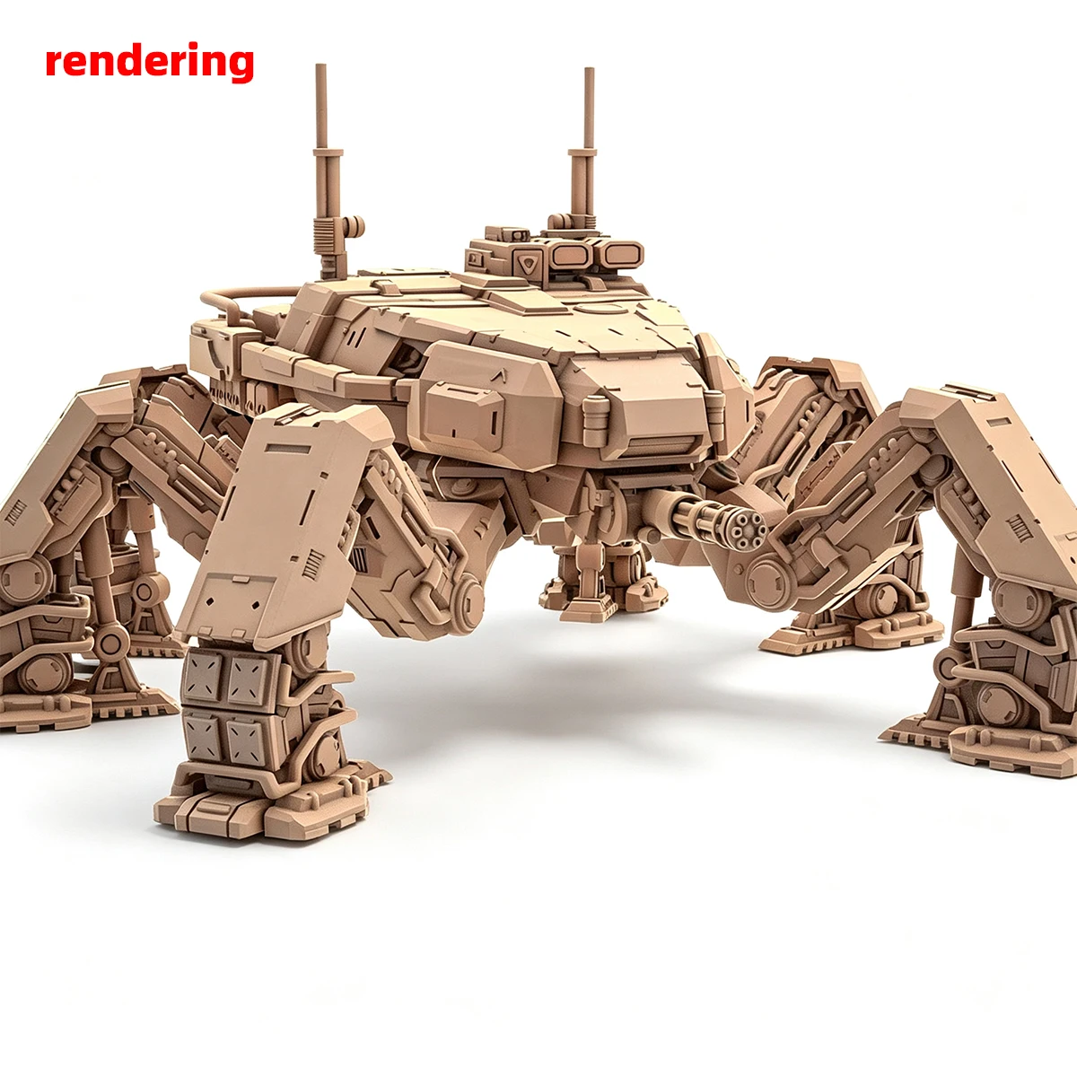 1/72 Modellbausatz 3D Harz Miniatur Diorama Gebäude Unbemalt Sci-Fi Mecha Panzer Hexapod DIY – Detail 12