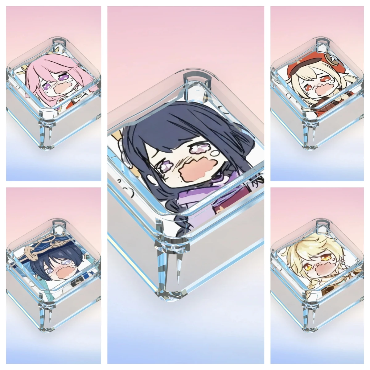 

Genshin Impact personalized key cap is suitable for MX axis funny expression pack