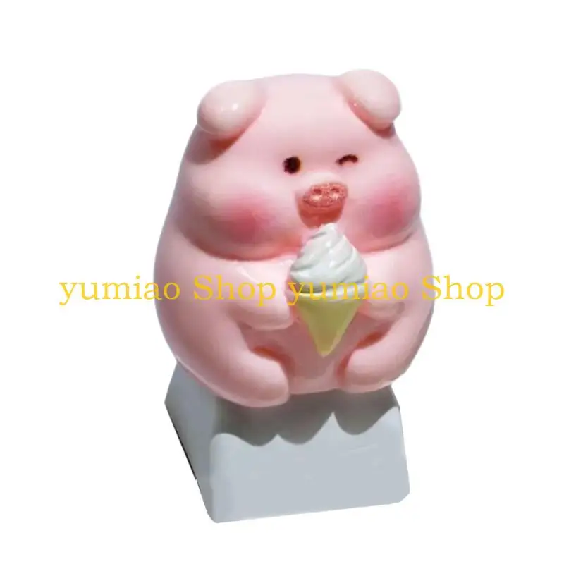587B Lovely Pig Theme Keycap Replacement for Mechanical Keyboards Personalizing