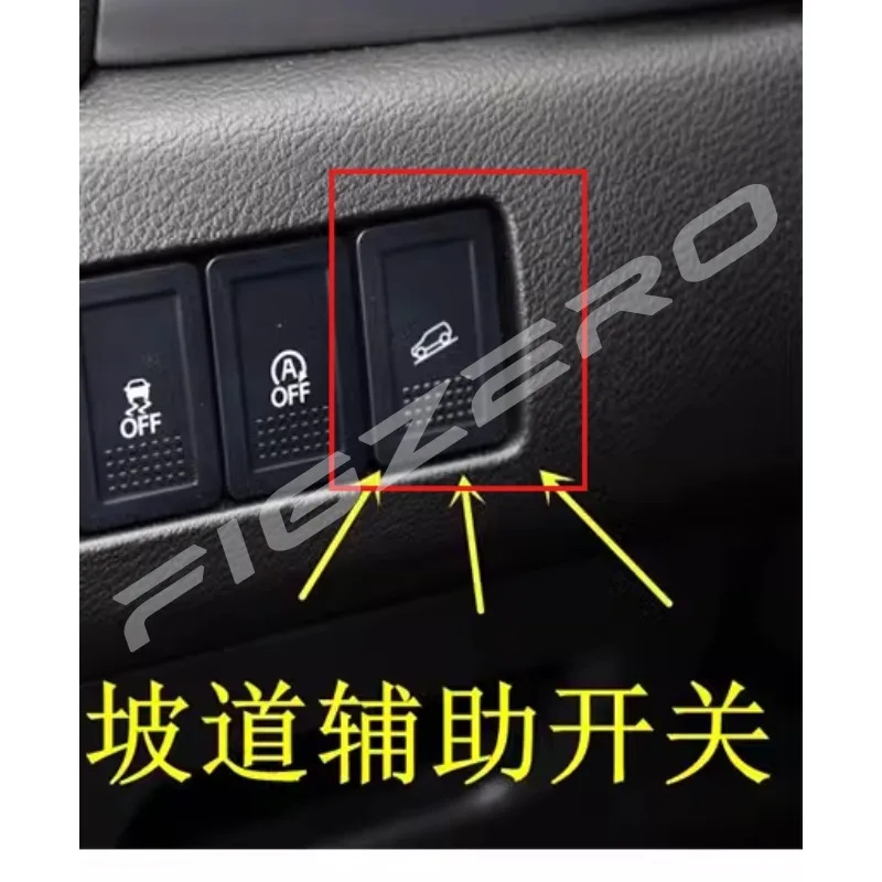 Downhill Auxiliary Switch Key Hill Switches Slow Downhill Button Automobile Part for Suzuki Vitara 1.4T 3774556P00 New Black