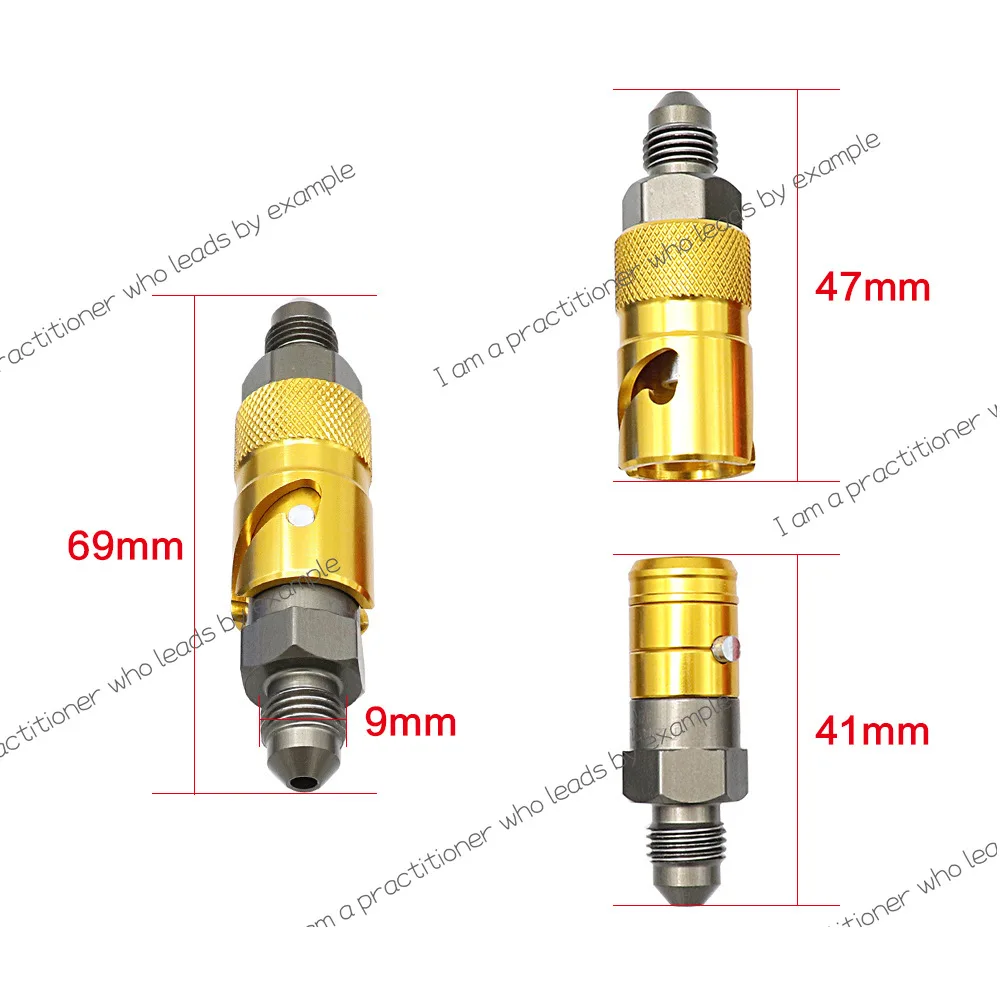 Suku cadang lokomotif kontrol numerik konektor aluminium AN3 adaptor sepeda motor YouTube kit saluran rem