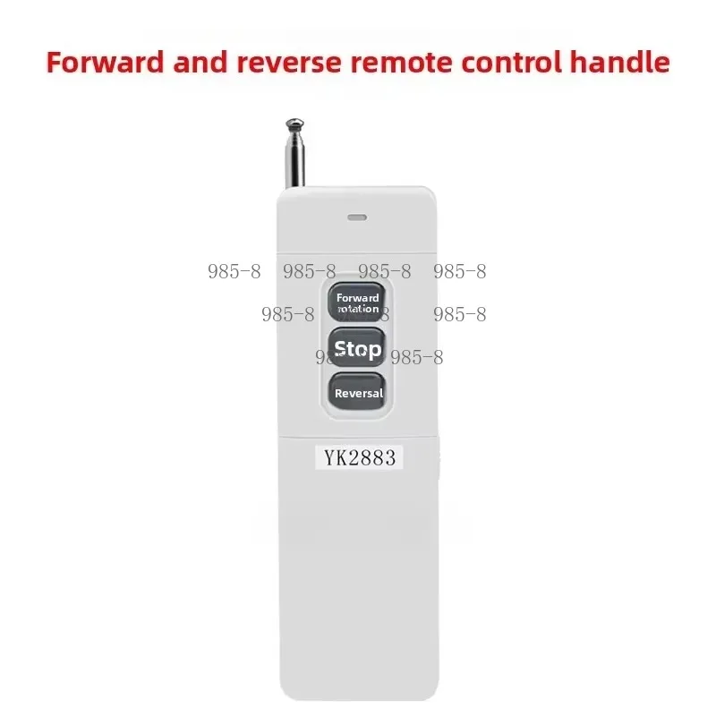 220V 380V Single & Three Phase Motor Forward Reverse Remote Switch, Wireless Controller Used for Greenhouse Roller Shutter