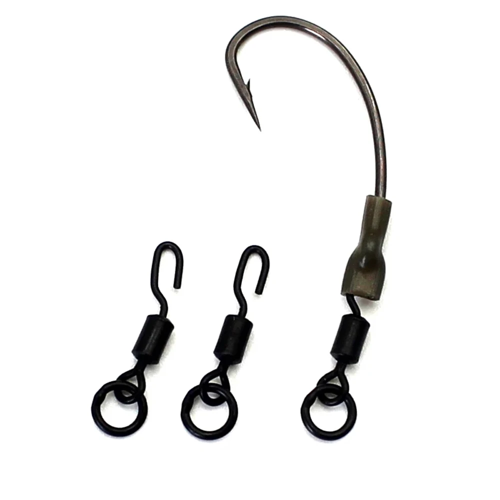 

Accessories Fishing Tools for Carp Rig Micro Hook Quick Change for Ronnie Rig Spinner Rigs Spinner Swivels Swivel Tackle