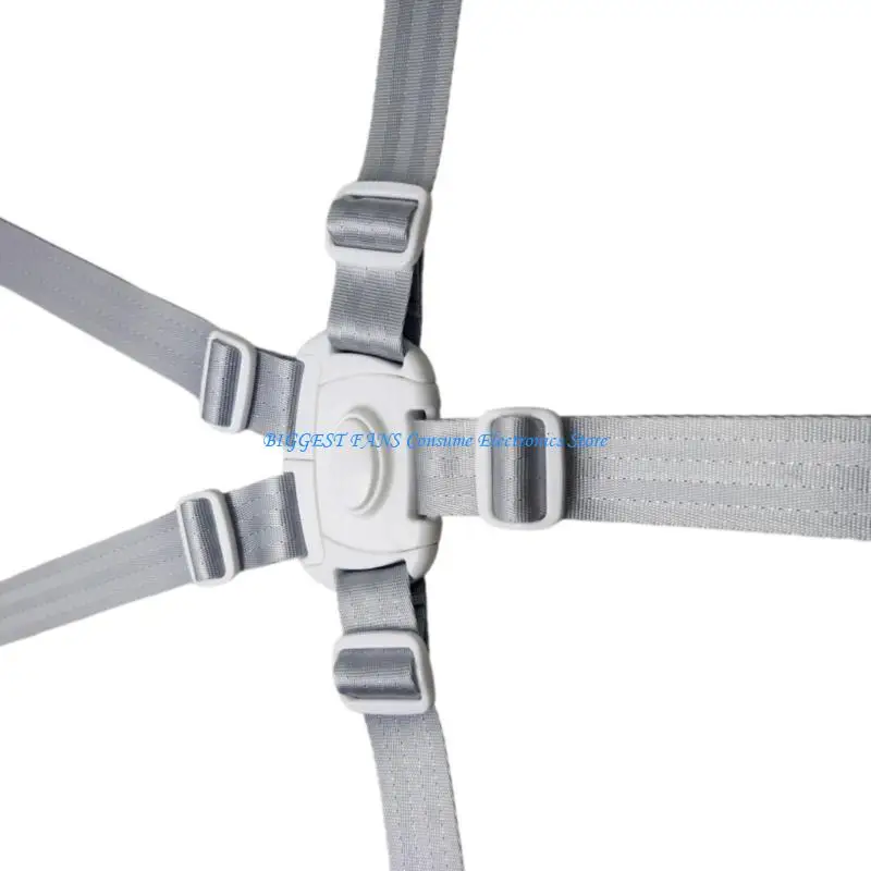 

F68B Polyester Baby Safety Belt 5 Point Harness Strap Suitable for Strollers High Chairs and Seats Buggies Pushchairs