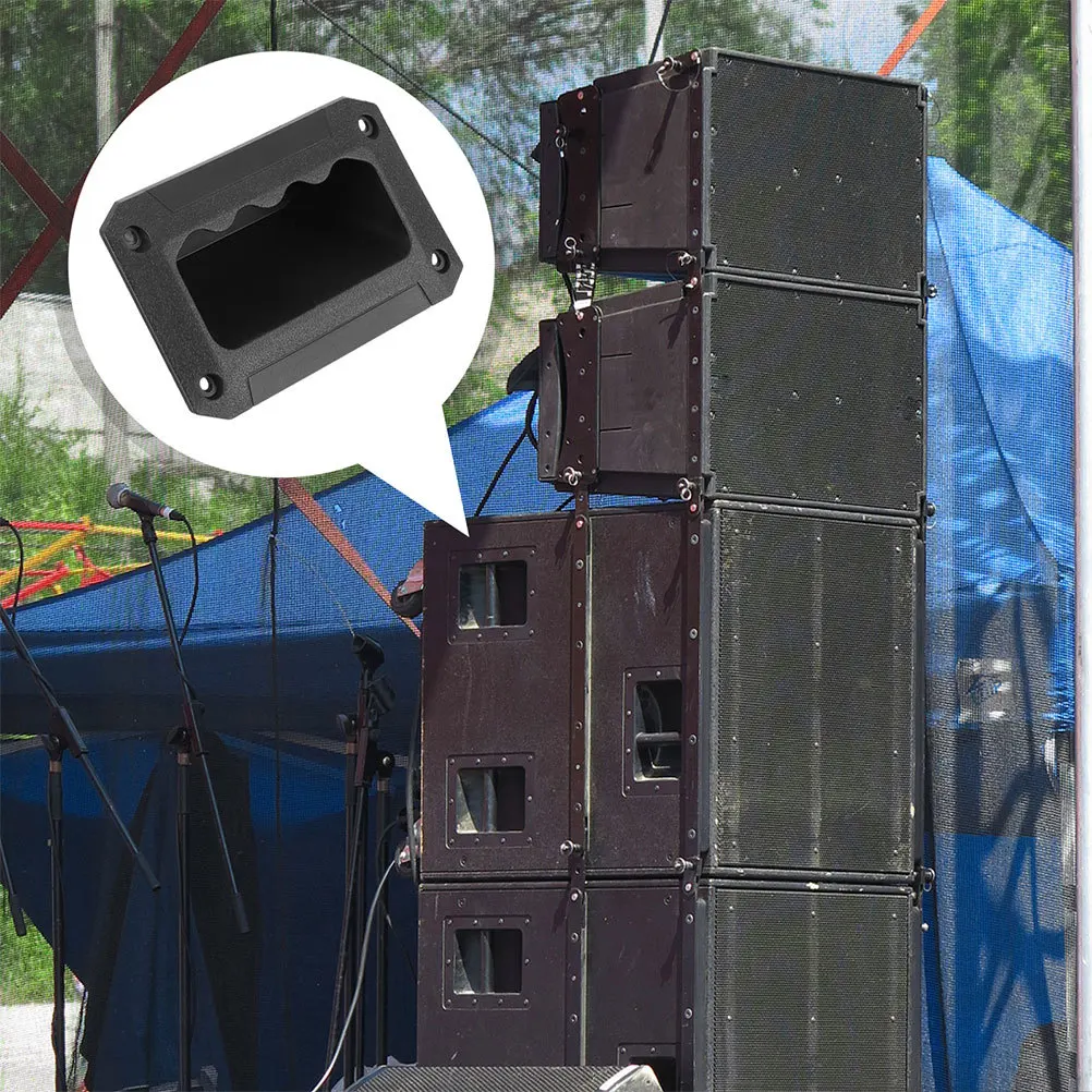 

12Pcs Durable Plastic Speaker Handles Recessed Pulls for Small Cabinets and Stage Use Easy Transportation Speaker Pulls