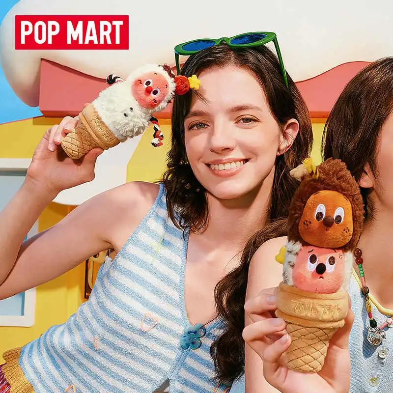 

Authentic Pop Mart Twinkle Twinkle Moon Gelato Series Dolls Cute Soft Keychain Bag Pendants Collectible Toys Ideal Gifts