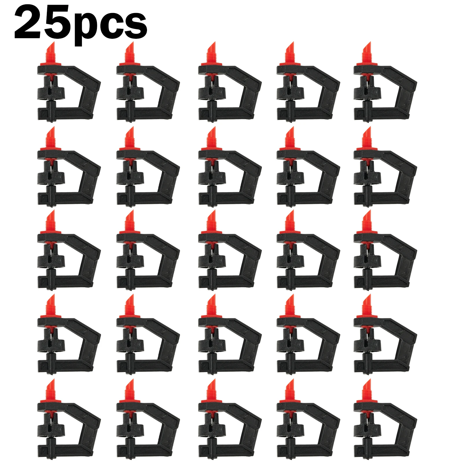 Maximize Your Garden's Hydration with These 25pcs G Type Rotating Nozzles Featuring Comprehensive Spray Capabilities