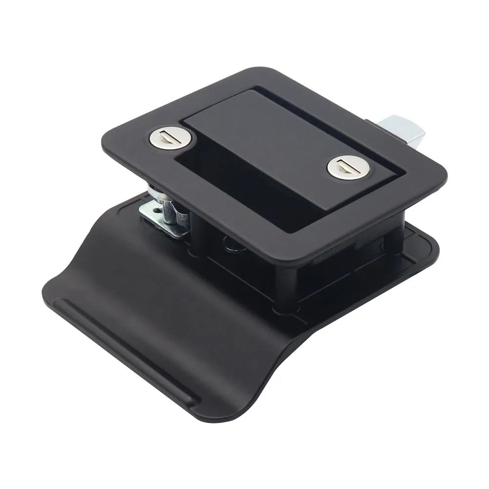Trailer Camper Door Lock Handle with Key for Secure RV Entry Using Zinc Alloy Lock Body and Weather Resistant Treatment