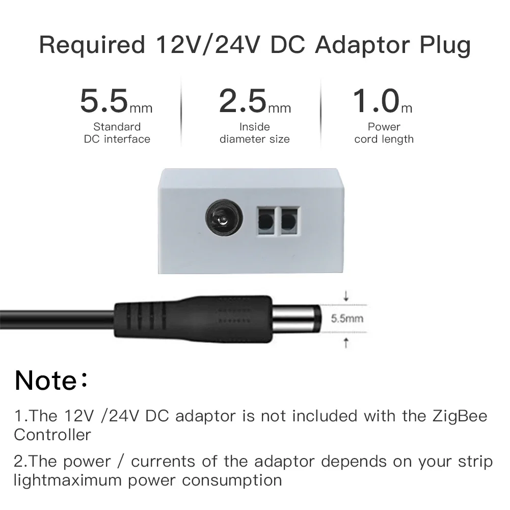 Moes Smart Dimmer Module Swtich ZigBee 3.0 for LED Strips Bright Color Temperature Adjust  for Tuya APP Alexa Echo Goolge Home view 3