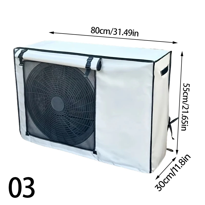 1pc Outdoor Klimaanlage Abdeckung Oxford Wasserdichte Sonnencreme Klimaanlage Haupt Einheit Schutzhülle Staub Abdeckungen Regendicht Fall