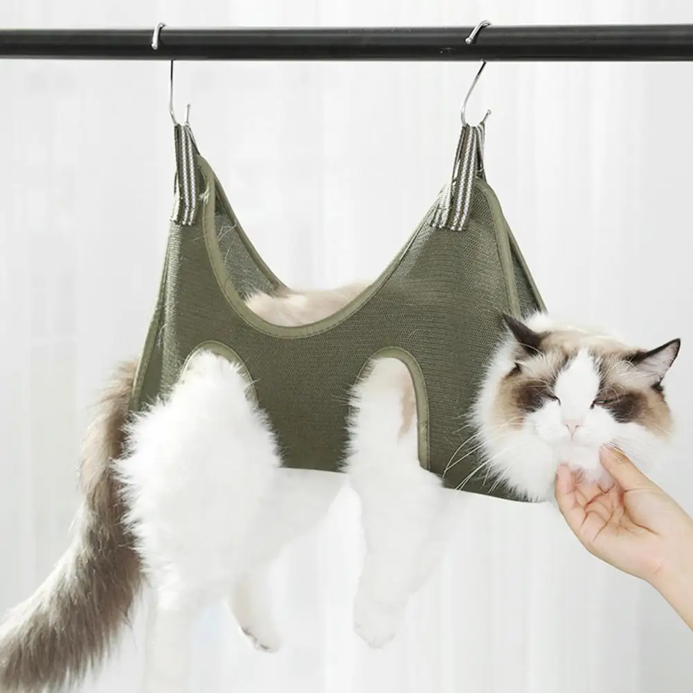 Pet Supplies for Grooming Dog Grooming Hammock for Nail Trimming Breathable Pet Grooming Helper Harness Small Medium Cat Dog