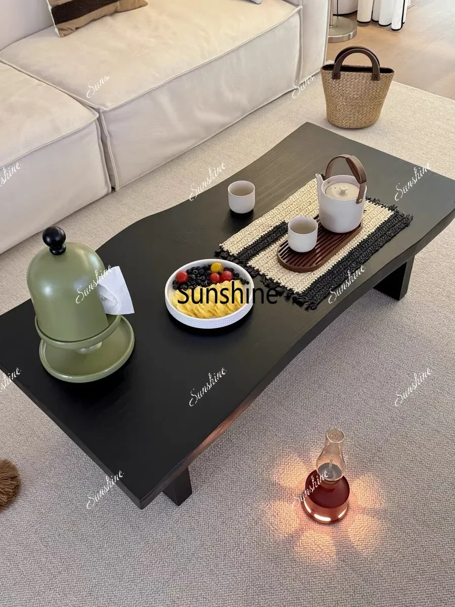 Design Extendable Coffee Table Japanese Cozy Minimalist Subtle Coffee Table Warm Earthy Stolik Kawowy Living Room Furniture