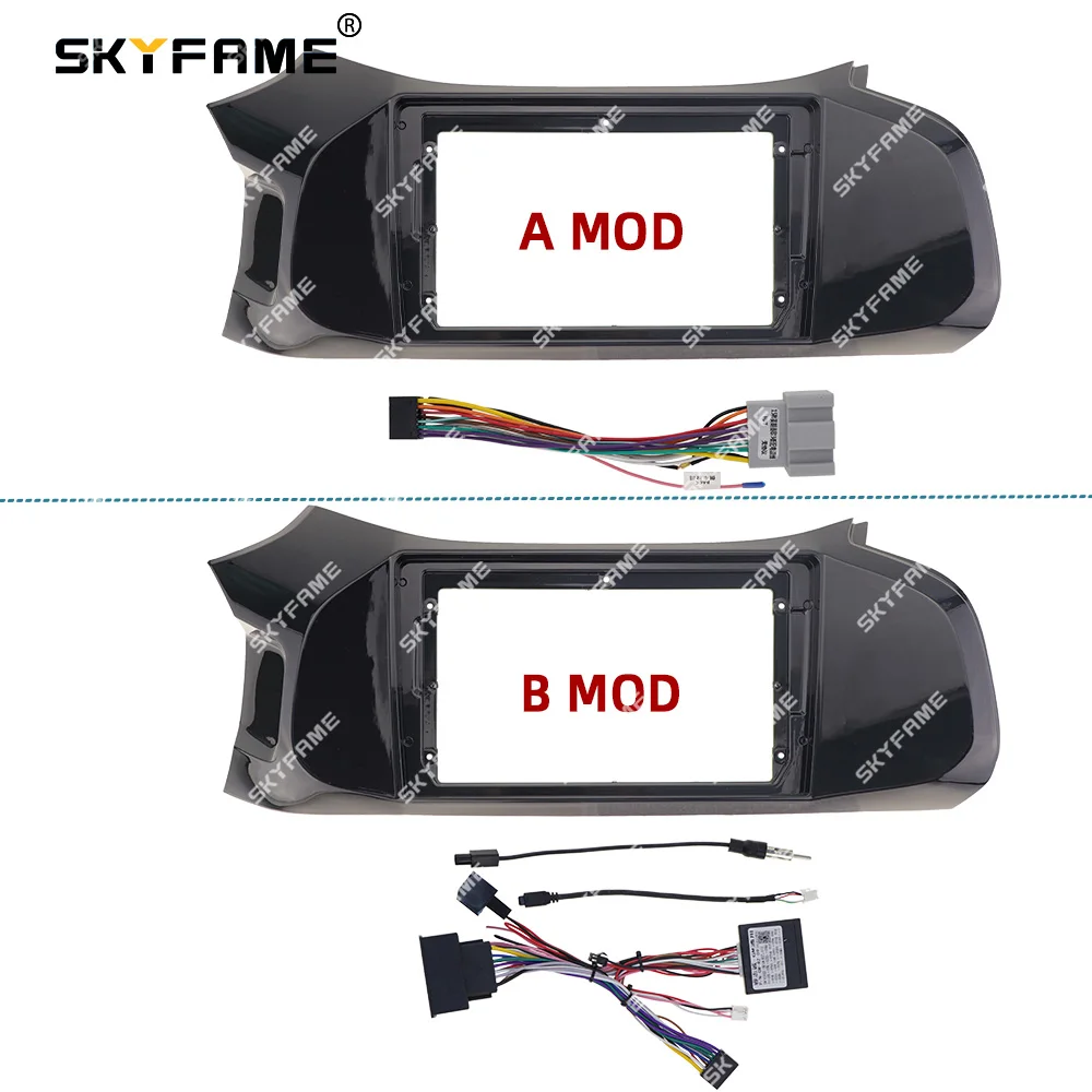 SKYFAME إطار السيارة فآسيا محول Canbus صندوق فك أندرويد راديو داش تركيب لوحة عدة لشروليه أونيكس بريزما سبين