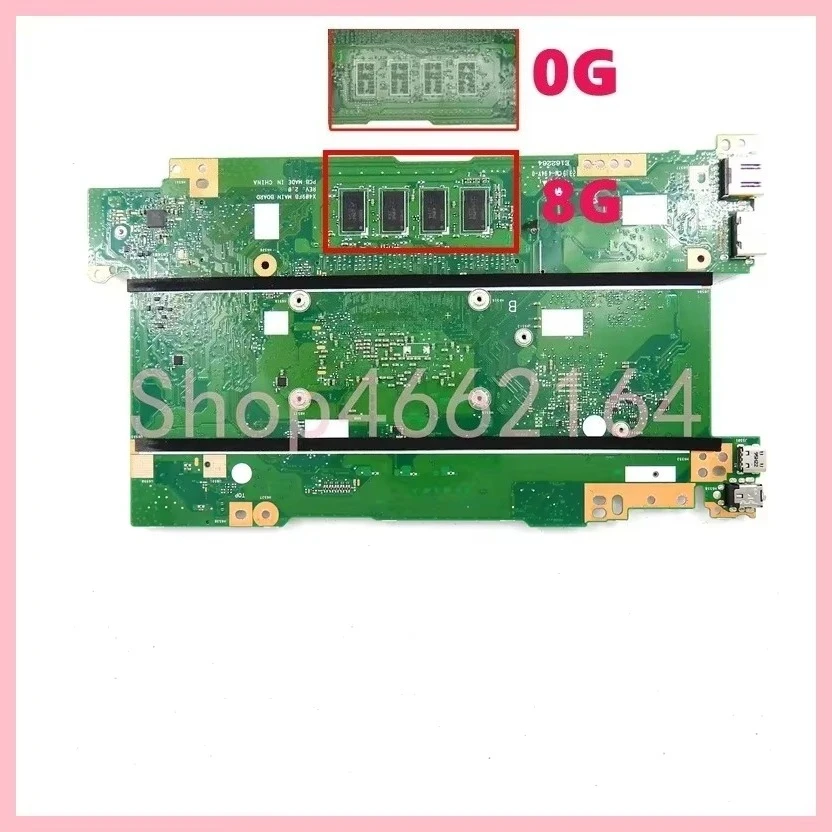 X409FB Laptop Motherboard For ASUS X409FA X509FA A409F F409F F509F A509F X409FB X509FB X409FJ X409FL X509FL X509FJ Mainboard