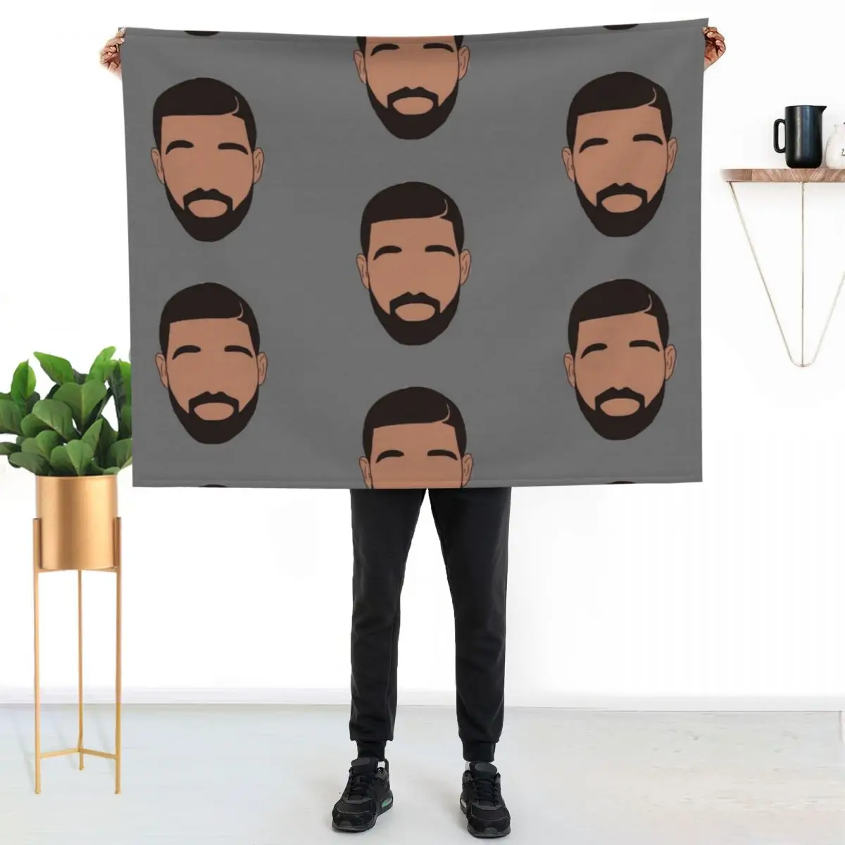 

Drake head Throw Blanket Ultra Plush Cozy Blanket for Napping Sleeping