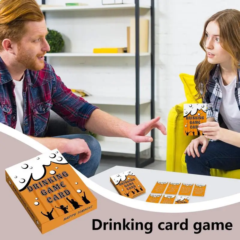 Drinkaartspellen voor volwassenen Grappige opwarmspellen voor spel Nachtenvriendelijke kaartspellen voor volwassenen Voor familieavonden Spel voor volwassenen