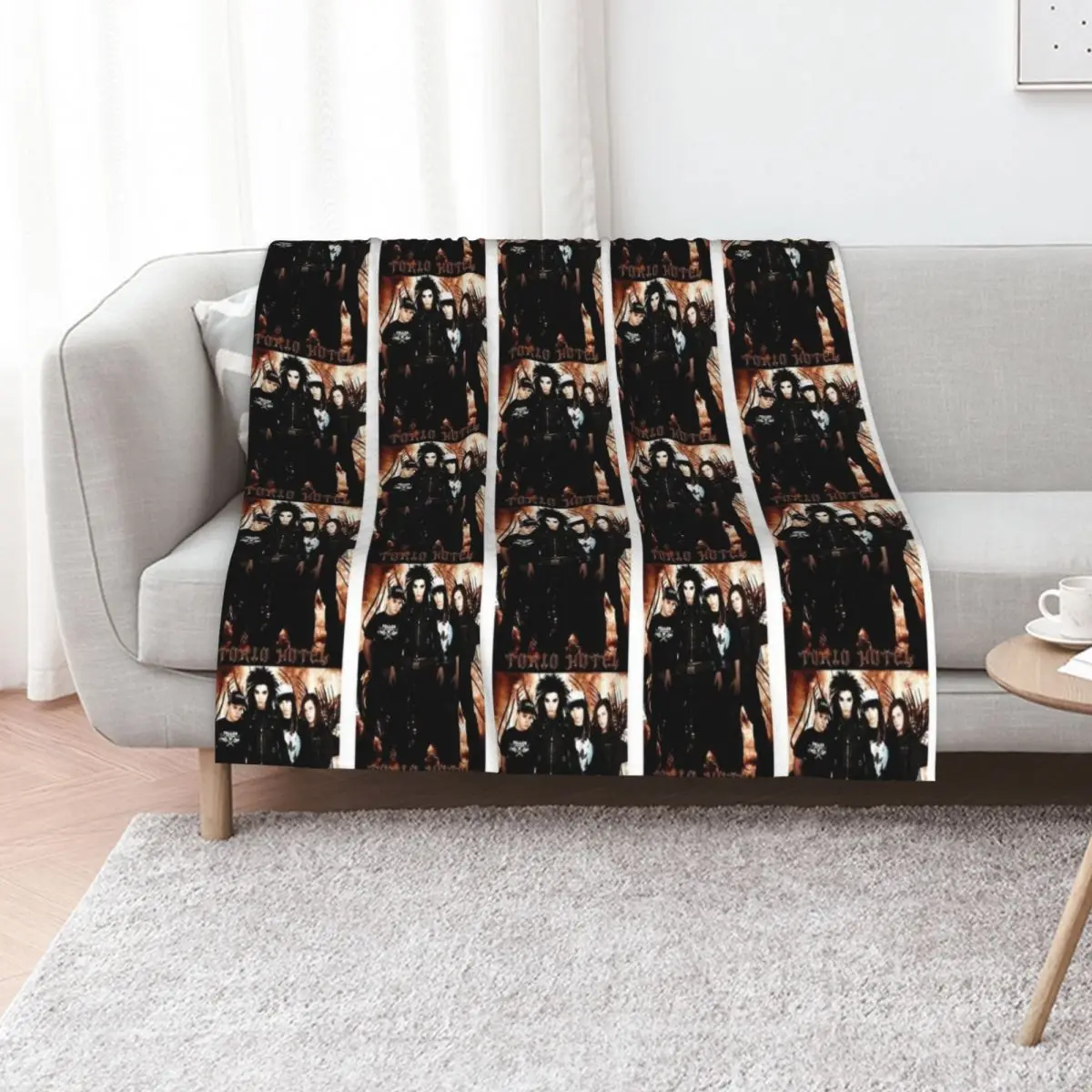 Tokio Hotel Throw Blanket Cozy Throw Blanket Birthday Gift for Him Her
