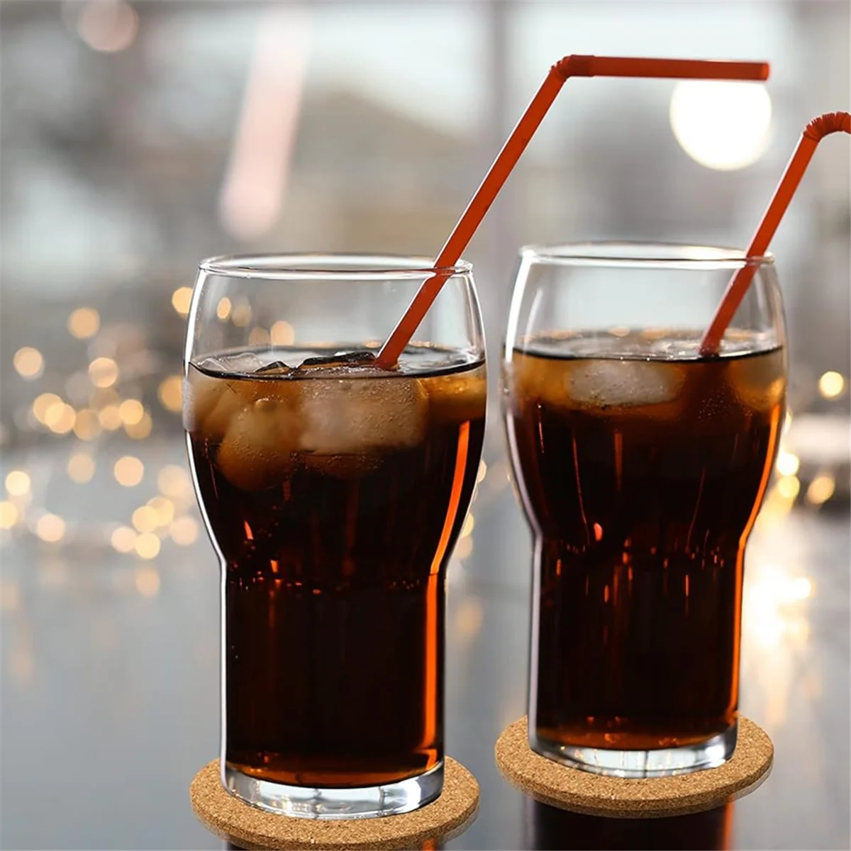 Набор пробковых подставок из круглых 50-3,5 дюймов, экологически чистых подставок для напитков для дома, офиса, бара, идеально подходят для журнальных столиков, столов и многого другого