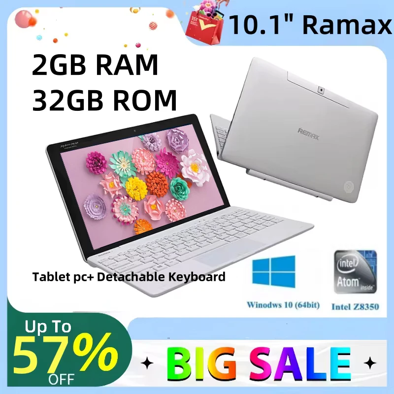 

Лидер продаж, планшет 10,1 дюйма, 2 Гб DDR 32 Гб ПЗУ, Windows 10, 64 бит, Z8350, 4 ядра, USB 3,0, двойная камера со съемной клавиатурой