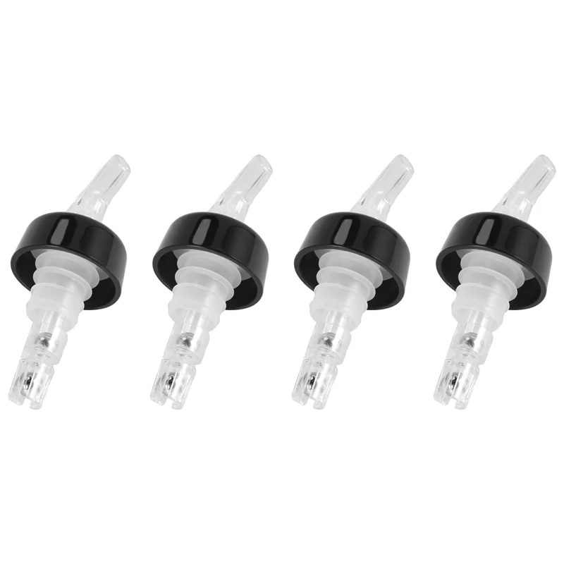 Verseur de bouteille mesuré automatique de 1Oz, 4 pièces, verseur de mesure d'esprit, distributeur de boissons, vin, Cocktail, outils de Bar à domicile-AT64