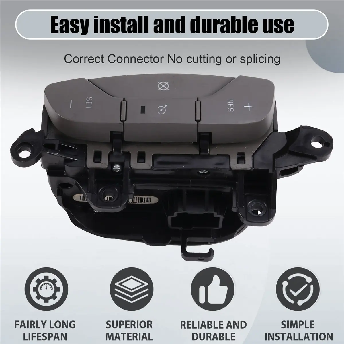Mega SaleCar Accessorie Steering Wheel Cruise Control Switch Button 15774610 Fit for 2006 - 2008 Cadillac DTS