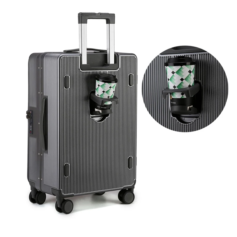 1:9 حقيبة مستودع عميق 20 بوصة حقيبة حمل 30 بوصة سعة كبيرة حقيبة سفر 28 بوصة حقيبة تروللي بعجلات مع حامل الكأس